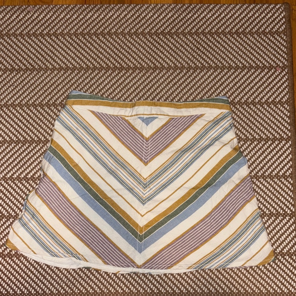 Free People Multicolor A-Line Skirt